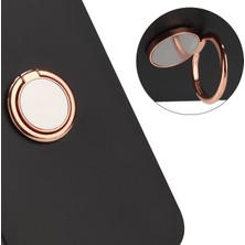 Cool-M Samsung Galaxy M35 5g Yüzüklü Kickstand Mat Yumuşak Tpu Telefon Kapağı (Yurt Dışından)