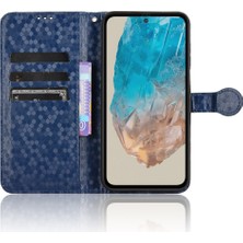 Cool-M Samsung Galaxy M35 5g Cüzdan Nokta Desenli Baskı Pu Deri Telefon Kapağı (Yurt Dışından)