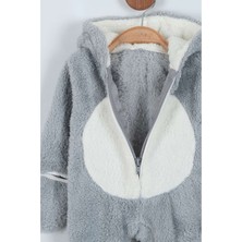 Asel Kids Aselkids Kulaklı Fermuarlı Welsoft Bebe Tulum