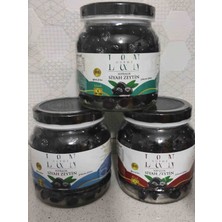 Ln Gurme Doğal Salamura Yağlı Siyah Zeytin 3lü Set (1000 G X3)