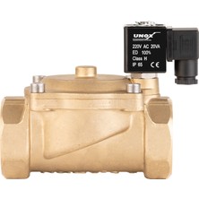 Unox 220V Ac Genel Maksat Normalde Açık Solenoid Valf 2" (0,5-16 Bar)