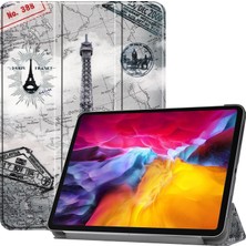 YKD Store İpad Pro 11 (2021) Için Renkli Çizim Deri Kılıf (Yurt Dışından)