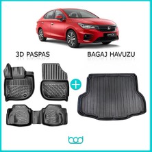 Bod Honda City 3D Havuzlu Paspas ve Bagaj Havuzu Seti 2021-SONRASI