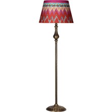 Woodhub Madelyn Eskitme Burgulu Metal Lambader Dalgalı