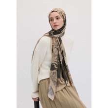 Fresh Darıa Desen Şal Askeri Haki