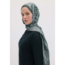 Fresh Deniz Köpüğü Etnıc Floral Desen Şal