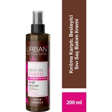 URBAN Care Argan Yağı Kolay Kırılan Yıpranmış Saçlara Özel Sıvı Saç Bakım Kremi-Vegan-200 ML x 2