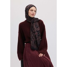 Fresh Freda Desen Şal Mürdüm