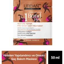 Urban Care No.1 Bond Plex Restore Repair Yıpranma Karşıtı Şampuanlama Öncesi Saç Bakım Maskesi - 50 ml - Vegan