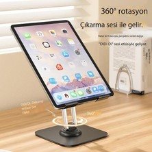 Leca Dönen Cep Telefonu Standı Katlanabilir Masaüstü Standı Canlı Yayın Standı Cep Telefonu Tablet Standı (Yurt Dışından)