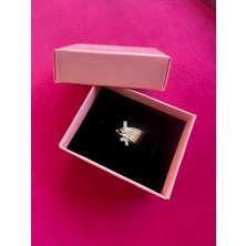 Milena Istanbul Zirkon Taşlı Gold Earcuff / Deliksiz Kıkırdak Küpesi