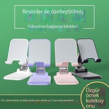 Leca Cep Telefonu Tutucusu Masaüstü Çok Fonksiyonlu Tembel Tablet Tutucu Katlanabilir Kaldırma Canlı Yayın Cep Telefonu Tutucusu (Yurt Dışından)