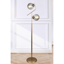 Woodhub Lugo 2 Li Eskitme Lambader Füme Camlı Modern , Oturma Odası ,yatak Odası , Salon Lambader