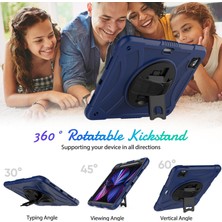 SUNShop Döner Kepçe Silikon + Pc Kılıfı iPad Pro 11 2022/2021/2020 Için (Yurt Dışından)