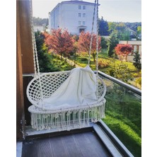 Aslan Butik Makrome Örgü Salincak 2 Kişilik