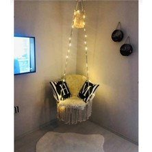Aslan Butik Makrome Özel Örgü Salıncak Hamak Pamuk Ip 60 x 80
