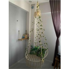 Aslan Butik Makrome Özel Örgü Salıncak Hamak Pamuk Ip 60 x 80