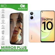 ECR MOBILE Realme 10 Ekran Koruyucu Esnek Ayna(Mirror) 9h Nano