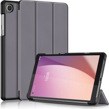 xPhone Store Lenovo M8 4. GENTB-300FU Gri Için Deri Tablet Kılıfı (Yurt Dışından)