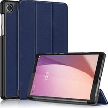 xPhone Store Lenovo M8 4. GENTB-300FU Koyu Mavi Için Deri Tablet Kılıfı (Yurt Dışından)