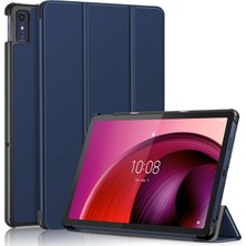 xPhone Store Lenovo Tab M10 5g 10.6 Koyu Mavi Için Deri Akıllı Tablet Kılıfı (Yurt Dışından)