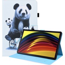 xPhone Store Lenovo Tab P11 TB-J606F Kılıf Bisiklet Panda Için (Yurt Dışından)