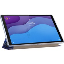 xPhone Store Lenovo Tab M10 Hd Gen 2 (TB-X306F) Mavi Kelebekler Için Deri Kılıf (Yurt Dışından)