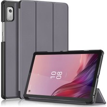 xPhone Store Lenovo Tab M9 TB-310FU Gri Için Deri Akıllı Tablet Kılıfı (Yurt Dışından)