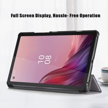 xPhone Store Lenovo Tab M9 TB-310FU Gri Için Deri Akıllı Tablet Kılıfı (Yurt Dışından)