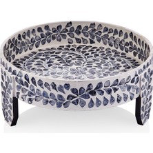 The Mia Sedef Ayaklı Dekor 35X15 cm