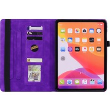 ZHKJ Shop Lenovo Tab M11 / Xiaoxin Pad 11 2024 Mor Için Kabartmalı Pu Kılıf (Yurt Dışından)