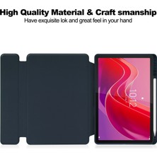 ZHKJ Shop Lenovo Tab M11/XIAOXIN Pad 11 2024 Koyu Mavi Için Klavye Kılıfı (Yurt Dışından)