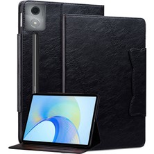 ZHKJ Shop Lenovo Xiaoxin Pad Pro 12.7 2025 Siyah Için Kedi Toka Kılıfı (Yurt Dışından)