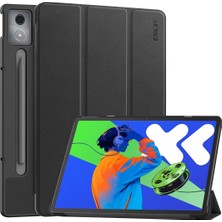 Enkay Pu Akıllı Kılıf Lenovo Xiaoxin Pad Pro 12.7 2025 Siyah (Yurt Dışından)