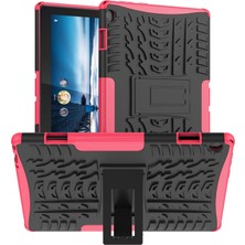 ZHKJ Shop Lastik Dokusu Tpu+Pc Kılıfı Lenovo Tab M10 X605 / X505 Pembe (Yurt Dışından)