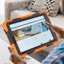 ZHKJ Shop Lenovo Tab M8 4. Nesil Turuncu Için Silikon Hibrit Pc Kılıfı (Yurt Dışından)