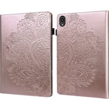 ZHKJ Shop Lenovo Tab M8 Hd Rose Gold Için Peacock Tablet Kılıfı (Yurt Dışından)