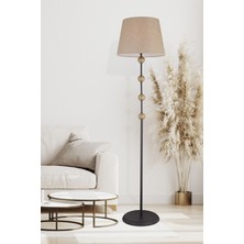Woodhub Keanna Eskitme Dekoratif Modern Tasarım Ayaklı Oturma Odası-Salon Lambader