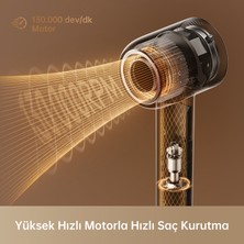 Dreame Miracle Saç Kurutma Makinesi 5in1 600 Milyon Negatif Iyon, 130.000 Rpm Yüksek Hızlı Motor, Hafif, Düşük Gürültü, 57°c'de sabit sıcaklık