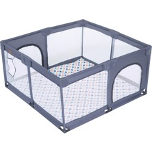 Playard Güvenli Bebek Ve Çocuk Oyun Alanı Oyun Parkı 125X125 Oyun Matı Topları Yatak