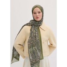 Fresh Nordıc Paısley Desen Şal Yeşil