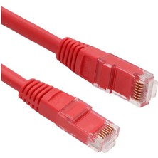 Vcom NP611B-R-1.0 Cat6 1.0MT Kırmızı Utp Patch Kablo