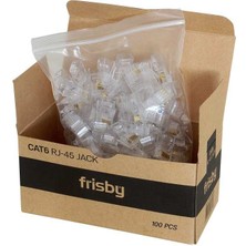 Frisby FNW-RJ4520N Cat6 100lü rj45 Konnektör