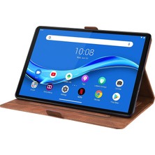 ZSHSKJ Lenovo Tab M10 Plus TB-X606F TB-X606X Kahverengi Kılıf (Yurt Dışından)