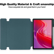 ZSHSKJ Lenovo Tab M11/XIAOXIN Pad 11 2024 Koyu Yeşil Klavye Kılıfı (Yurt Dışından)