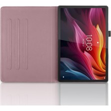 ZSHSKJ Lenovo Tab P12 / Xiaoxin Pad Pro 12.7 2025 Pembe Altın Için Deri Kılıf (Yurt Dışından)