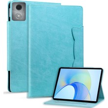 ZSHSKJ Lenovo Tab K11 Plus / M11 Plus Gök Mavisi Için Kedi Tokalı Kılıf (Yurt Dışından)