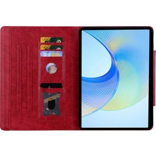 ZSHSKJ Lenovo Xiaoxin Pad Pro 12.7 2025 Kırmızı Için Kedi Tokalı Kılıf (Yurt Dışından)