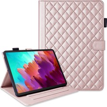 ZSHSKJ Lenovo Tab P11 Gen 2 Pembe Altın Için Deri Tablet Kılıfı (Yurt Dışından)