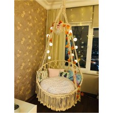 Aslan Butik Xl Makrome Salıncak